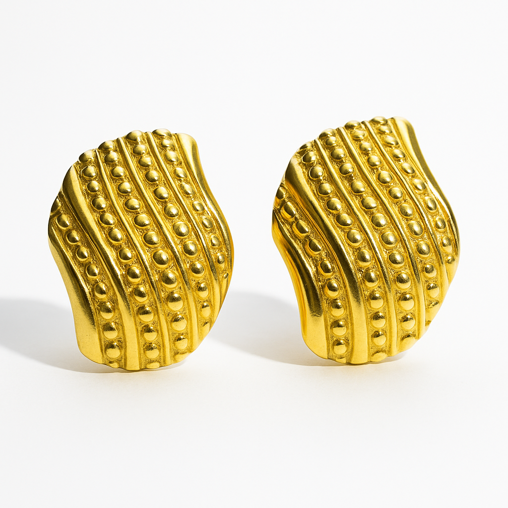 El Yapımı Sarmal Özel Tasarım Küpe