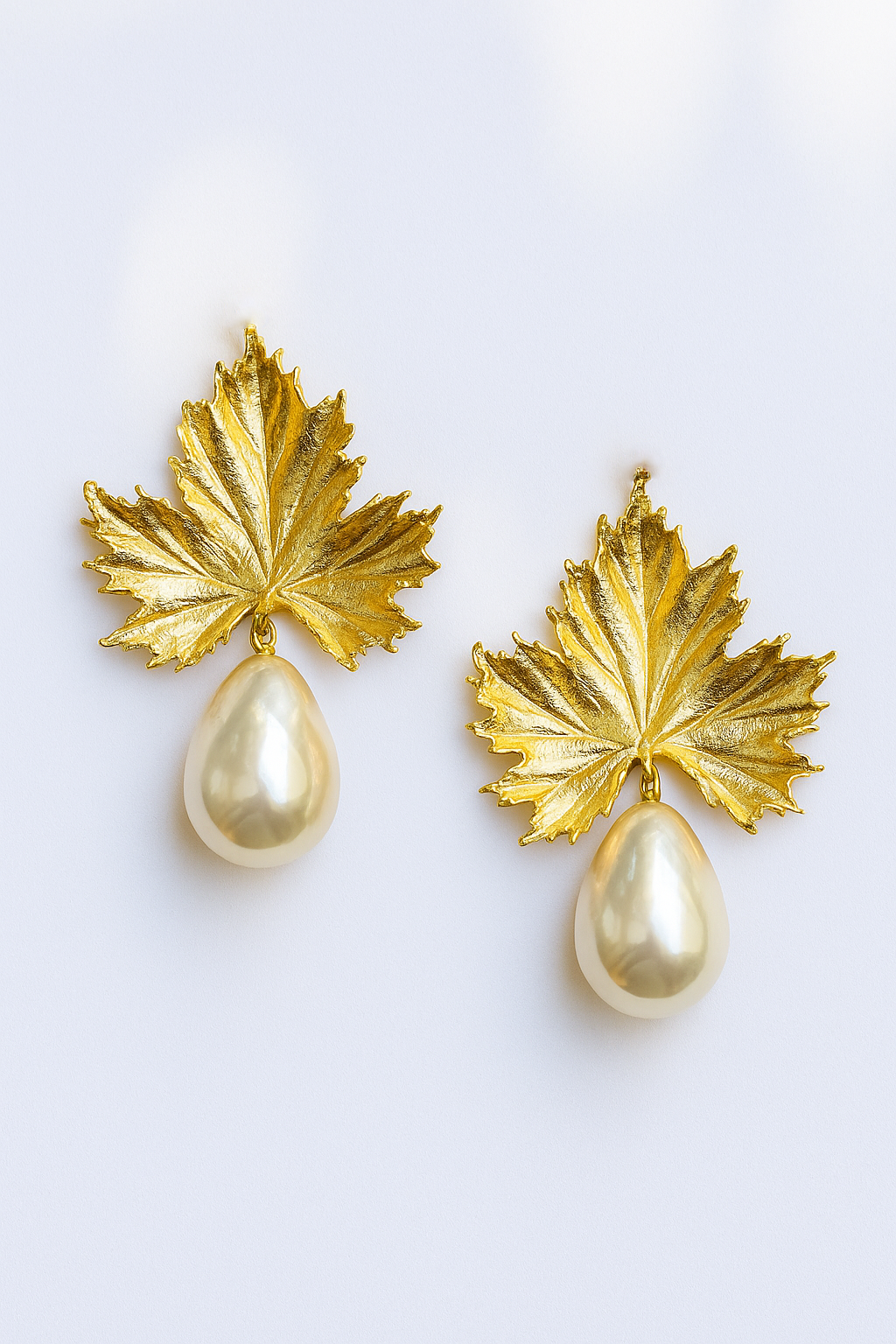 Mayorka İnci El Yapımı Özel Tasarım Küpe Büyük Boy