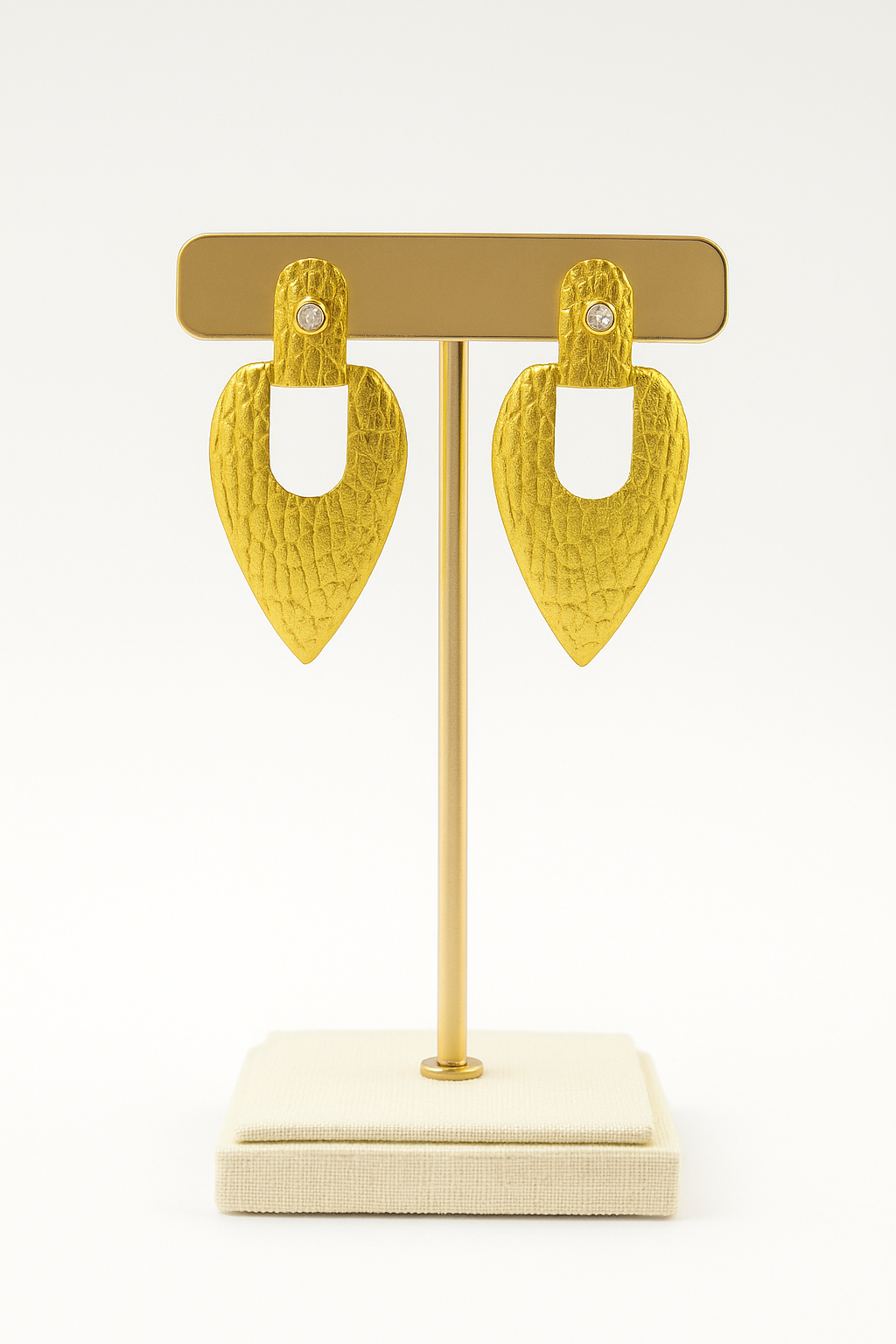 Zirkon Taşlı El Yapımı Özel Tasarım Küpe