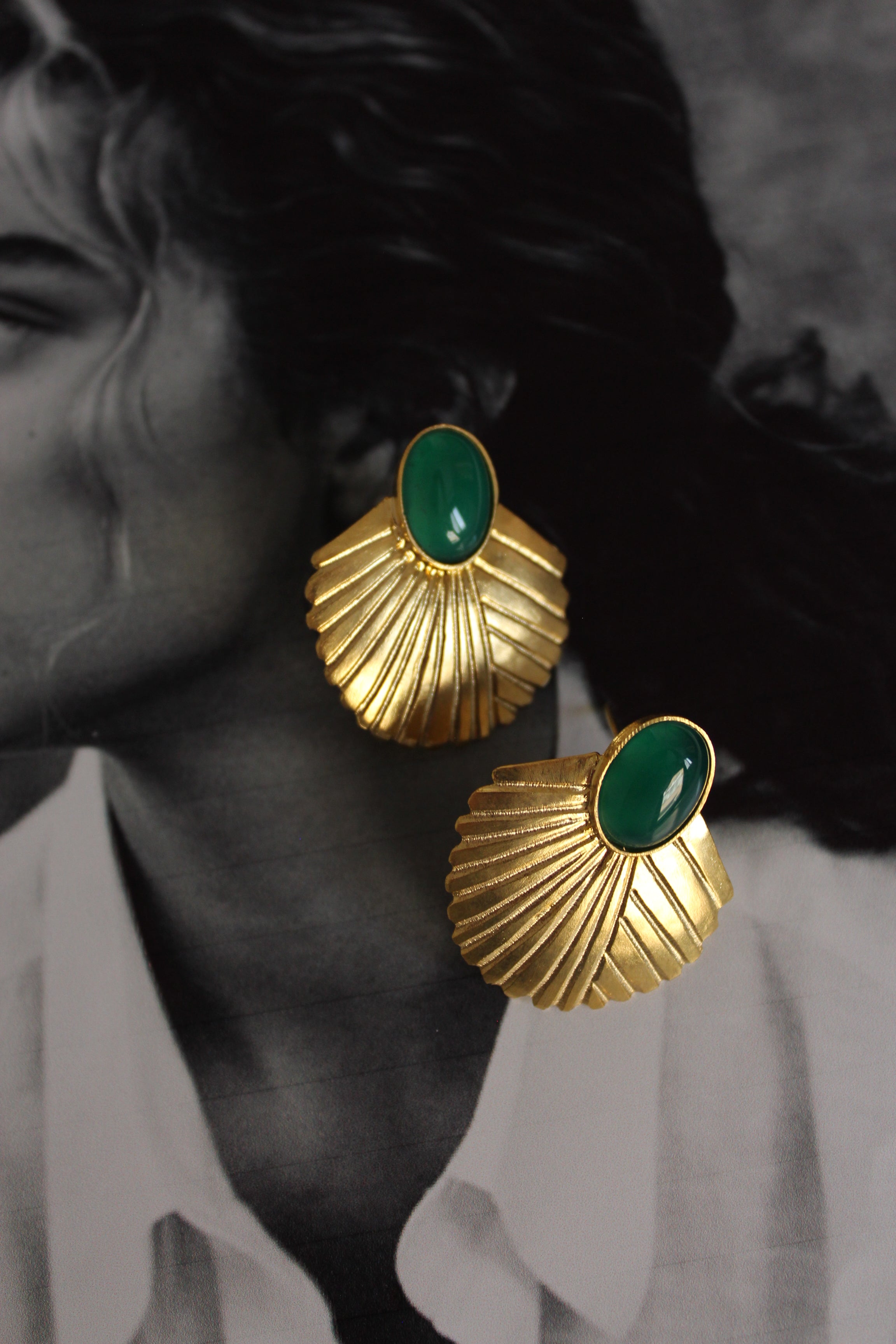 Apatit Taşı El Yapımı Özel Tasarım Küpe