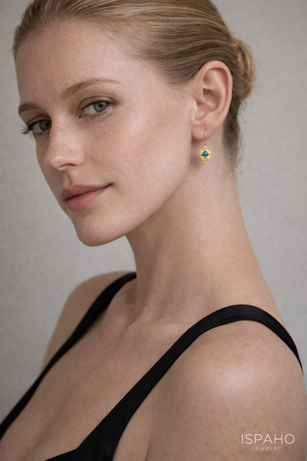 Ispaho Cora | 24 Ayar Altın Kaplama El Yapımı Küpe