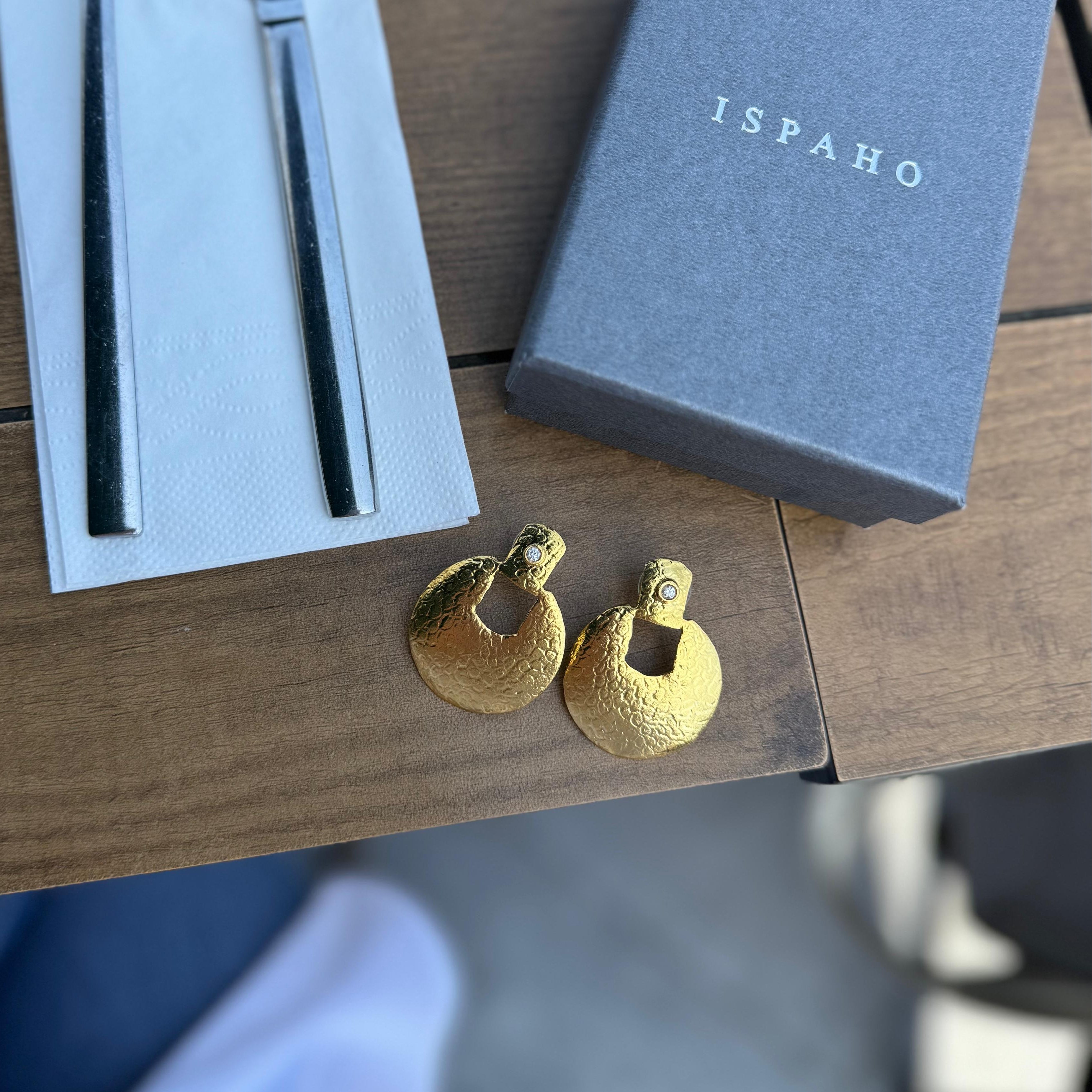 Özel Tasarım Zirkon Taşlı Küpe (02)