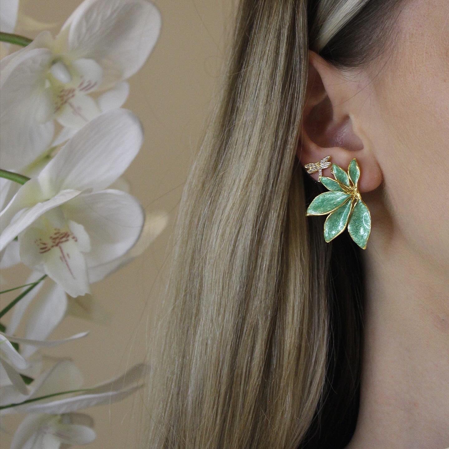 Lavinia El Yapımı Özel Tasarım Küpe