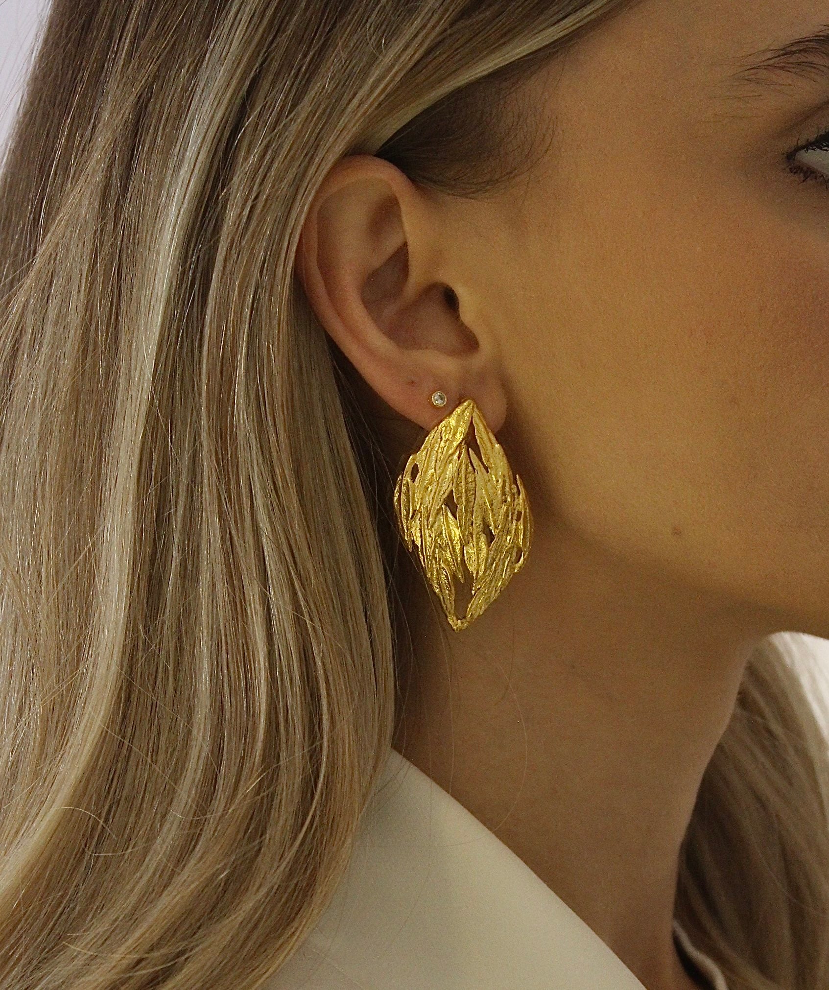 Melek Kanadı Özel Tasarım Küpe